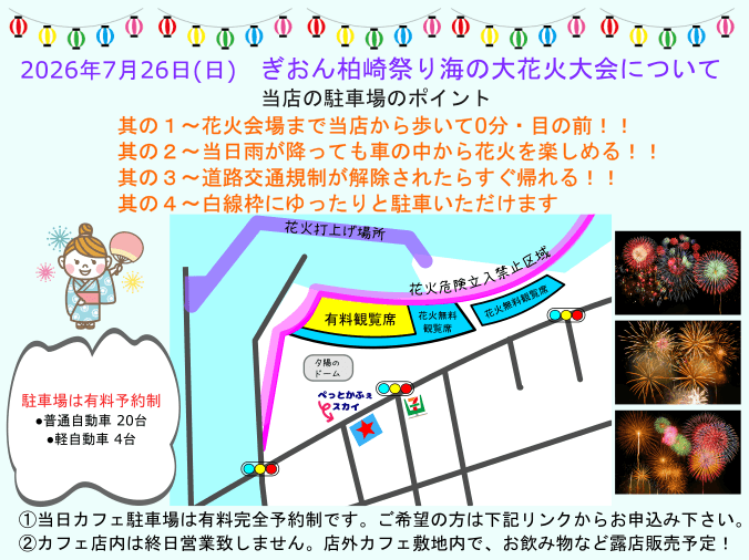 柏崎花火大会駐車場